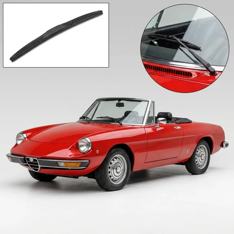 Passenger Side Wiper Blade for Alfa Romeo Spider (1969 - 2008) - 1